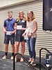 Alumni Scholarships winners were, pictured from left to right: William Terhune, Lucy Turner and Emily Brewer. They each recieved a $700 scholarship.
