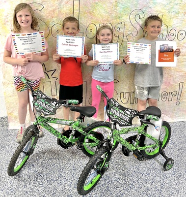 A BIG Thank You to our PIE ( Partners in Education) supporters this year! 
	Our May winners were: Alyson Jackson, Colton Bontrager and Dani Kauffman sponsored by Farmer’s Bank of Northern Missouri. Kaleb King sponsored by Tri-County Weekly.