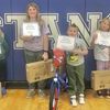 The Tri-County Elementary PBS Assembly was held January 13th. Generational Buildings sponsored the PIE (Partners in Education) awards. Pictured left to right are January’s PiE recipients; Isayah Tanner, Lillian Johnson, Sawyer Hathcock and Ida Dixon. Sawyer received a bike while the others chose to receive a scooter as their reward for reaching their goals. (submitted photo & story)