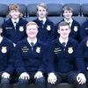 The State Officers of the Missouri FFA Association recently conducted eighteen Greenhand Motivational Conferences in Missouri.  MFA Incorporated helped sponsor the conferences.  Seated form left to right are: State Secretary, Jodi Robinson, Richmond; Vice President, Cooper Hamlin, Crest Ridge; Vice President, Jacob King, Dadeville; Vice President, Cody Garver, St. James; Vice President, Aubrey Jung, Perryville; Vice President, Malerie Schutt, Herman. Pictured behind them are Pattonsburg FFA Greenhands, from left to right: Kavinly Rutledge, Annabelle Gardner, Jeremy Pittsenbarger, Andrew Nalle, Gavin Humphey, Camden Mossburg, and Collin Mason.