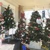 The decorated Christmas trees were displayed in front of Kramer Contracting last Friday. They were judged by the public for “best of show”, then auctioned to the highest bidder.